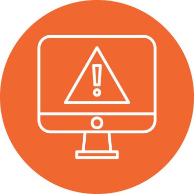 uyarı simgesi vektör illüstrasyonu