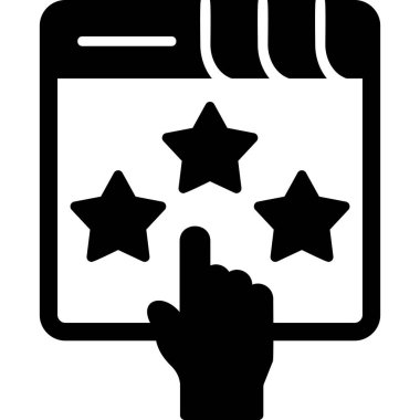 Modern simge sıralaması, vektör illüstrasyonu