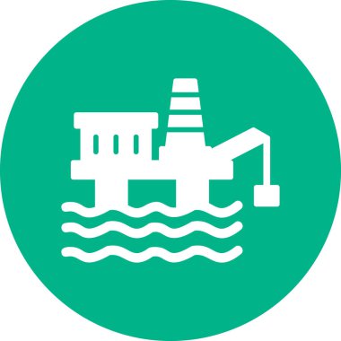 Gemi simgesinin vektör illüstrasyonu