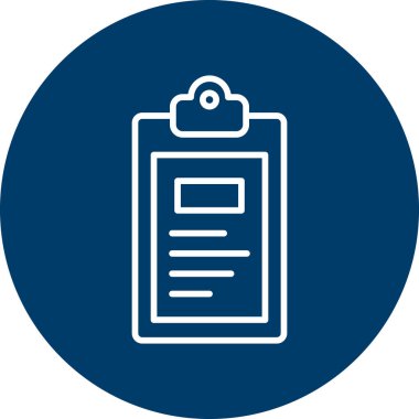 Belge simgesinin vektör illüstrasyonu