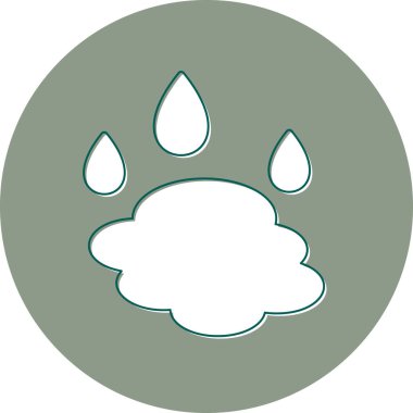 Puddle simge vektör illüstrasyonu