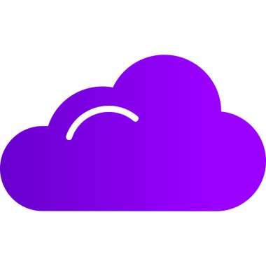 vector cloud technology icon illustration