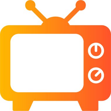 Television icon modern vector illustration