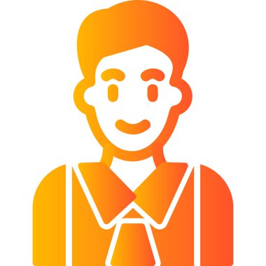 Manager, Businessman User logo, simple icon for web page 