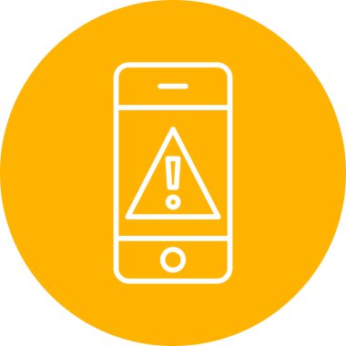 akıllı telefon simgesi vektör illüstrasyonu