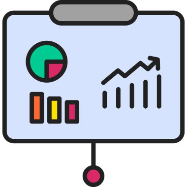 vector illustration of project management modern icon in design