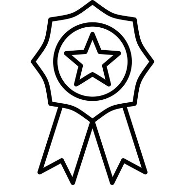 Ödül. Web simgesi basit illüstrasyon