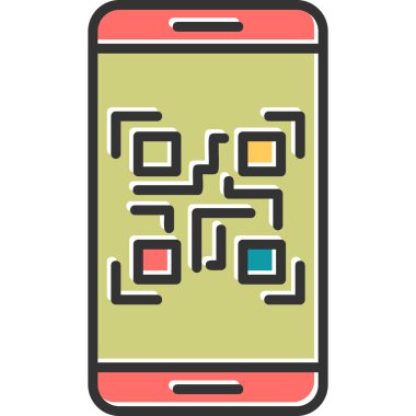 akıllı telefon simgesi vektör illüstrasyonu