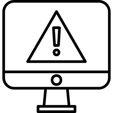 uyarı simgesi vektör illüstrasyonu