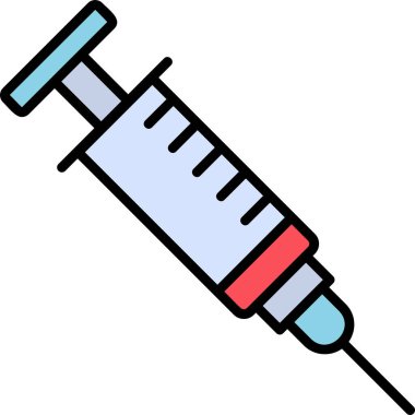 Enjeksiyon. Web simgesi basit tasarım