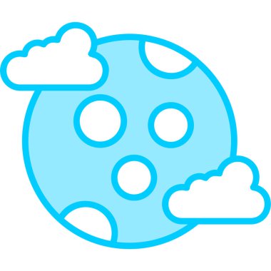 Ayın soyut web renk çizimi  