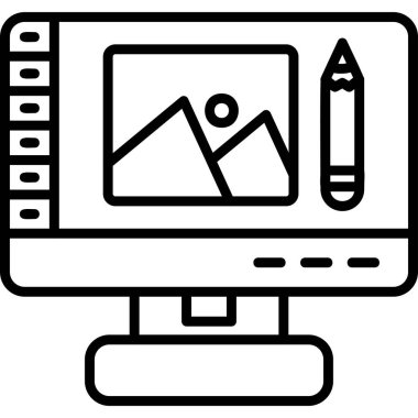 Modern simge vektör çizimi tasarla