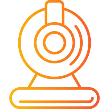 Web kamerası, basit Webcam simgesi tasarımı
