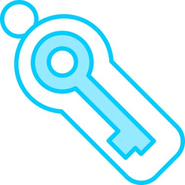 Anahtar simgesi web simgesi basit illüstrasyon