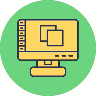 Kişisel ve ticari kullanım için katmanlar, illüstrasyon simgesi 