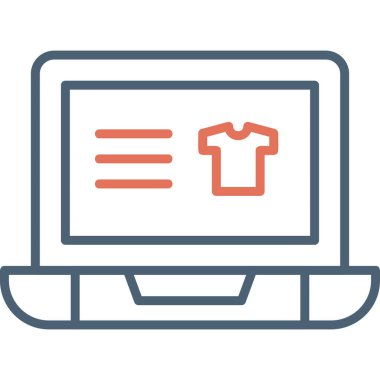 Online Shopping web icon, vector illustration