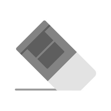 Silgi simgesinin vektör illüstrasyonu