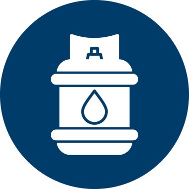 Su damlası resimli metan şişesi 