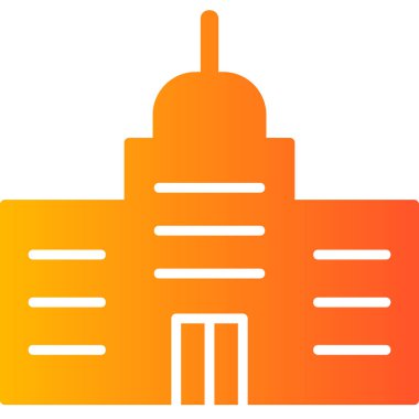 Gayrimenkul web simgesi basit illüstrasyon