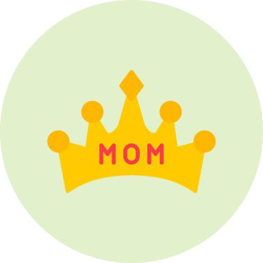 taç simgesi vektör illüstrasyonu