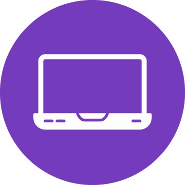 Bilgisayar. Web simgesi basit illüstrasyon