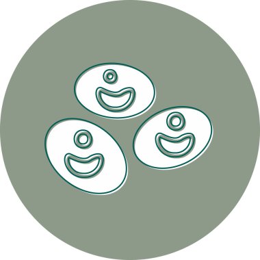 Kan hücresi. Web simgesi vektör illüstrasyonu 