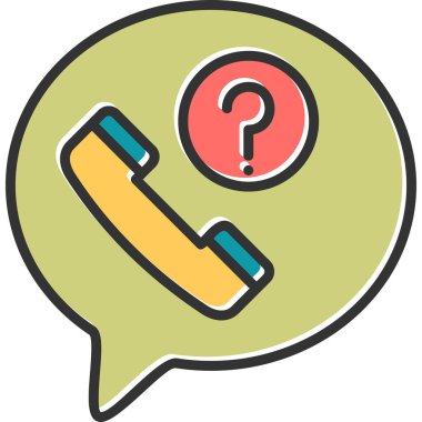 Kaçırılan Çağrı modern simge vektör illüstrasyonu