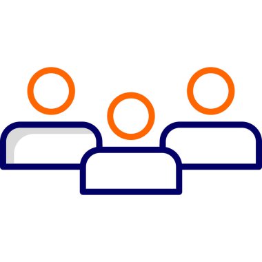 iş takımı simgesi vektör illüstrasyonu