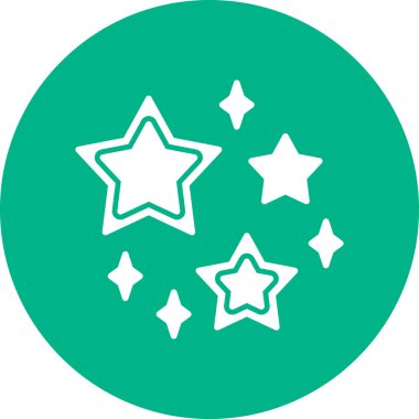 Yıldız simgesi, vektör çizimi. düz tasarım biçimi