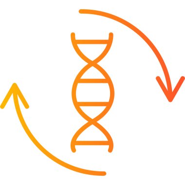 Genetik DNA yapısı. Web simgesi