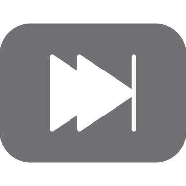 Hızlı ileri simge vektör çizim