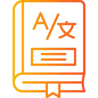 Kitap. Web simgesi basit illüstrasyon