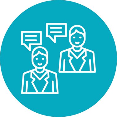 İnsan simgesinin vektör illüstrasyonu