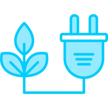 Biyokütle modern simge, vektör illüstrasyonu