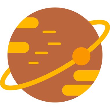 Astronomi. Web simgesi basit illüstrasyon