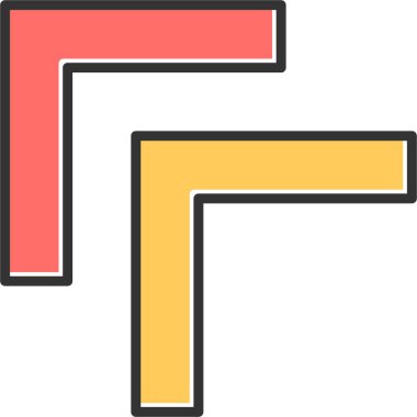 Bir b - dönüşü simgesinin vektör illüstrasyonu