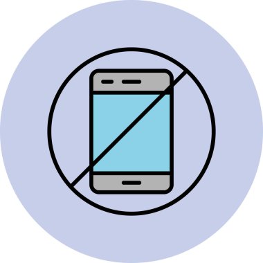 Projeniz için telefon vektörü ince çizgi simgesi yok