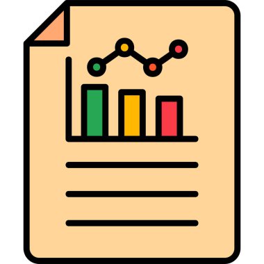 Bar Chart. web icon simple design