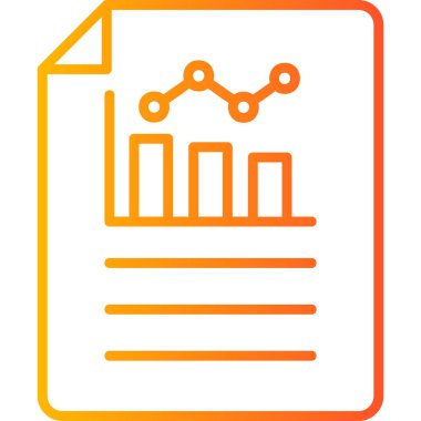 Bar Chart. web icon simple design