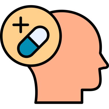 Ruh Sağlığı web simgesi basit tasarım