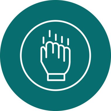 Modern simgeye, vektör illüstrasyonuna direnin