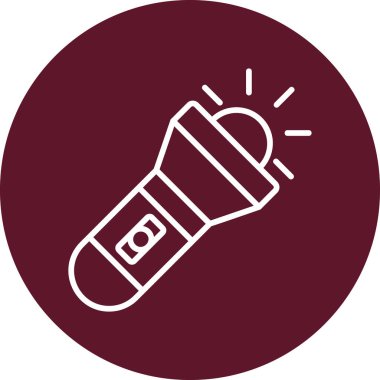 el feneri. Web simgesi basit illüstrasyon 