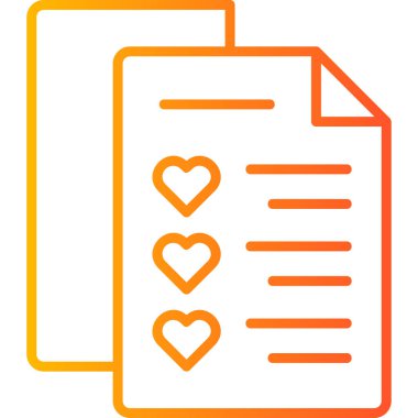 Kalp. Web simgesi basit illüstrasyon