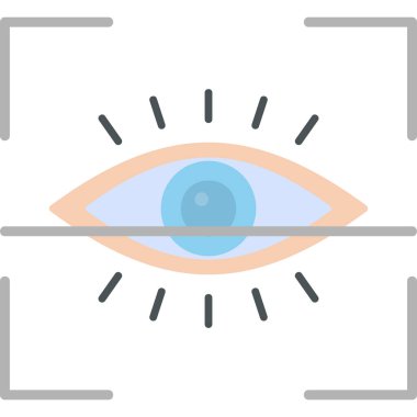 Eye Scan icon modern vector illustration