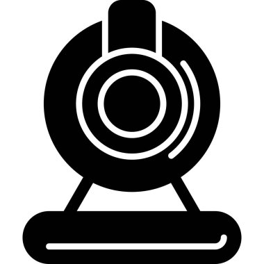 Web kamerası, basit Webcam simgesi tasarımı