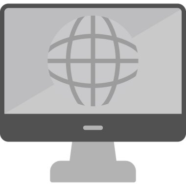 Genel çevrimiçi modern simge vektör illüstrasyonu