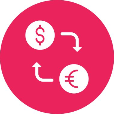 Dolar işareti simgesi, vektör çizimi