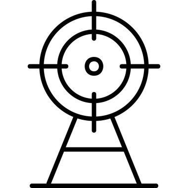 hedef simge vektör illüstrasyonu