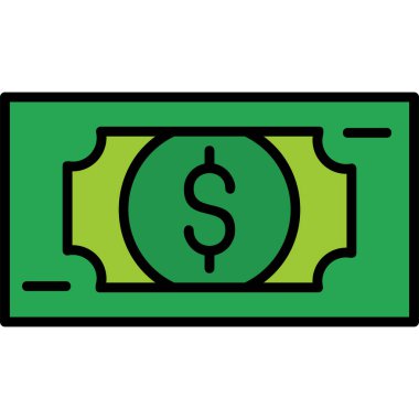 para ve finans kavramı, basit özet vektör tasarımı