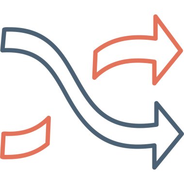 Web simgesini tazele, karıştır basit illüstrasyon